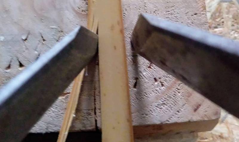 竹細工、幅決めの失敗例