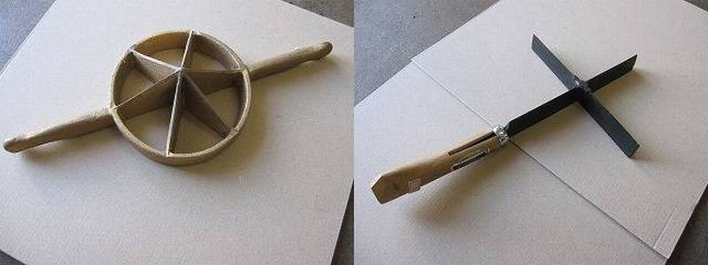 竹細工の道具 菊割り